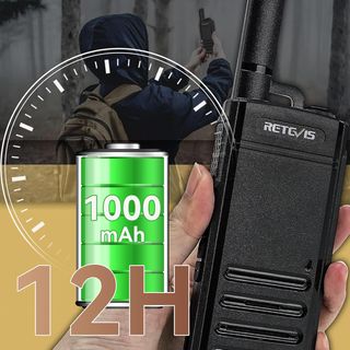 Coppia Walkie Talkie Professionali Retevis
