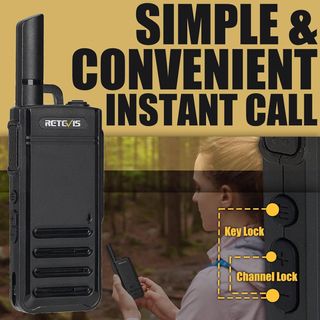 Coppia Walkie Talkie Professionali Retevis