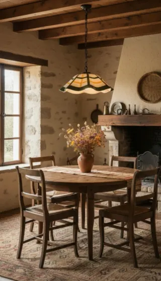 Pantalla/lampara cerámica