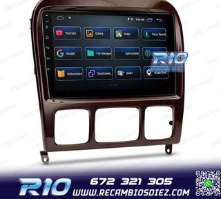 RADIO GPS ANDROID 13 MERCEDES CLASE S W220 98-05