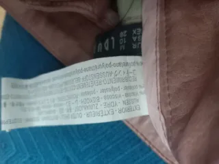 Falda rosa efecto piel