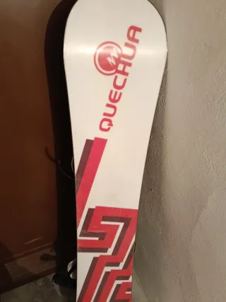 Tabla snowboard 155 con fijaciones