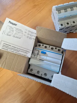 Diferencial Magnetotérmico Hager Trifásico