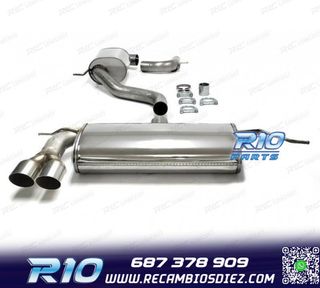 SILENCIOSO ESCAPE AUDI A3 8P 03-12 ACERO