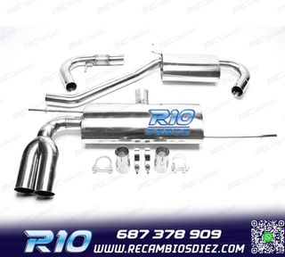 SILENCIOSO ESCAPE AUDI A3 8P 03-12 DOBLE VISIBLE