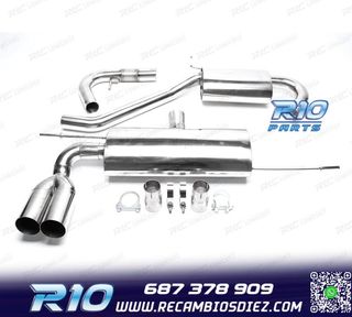 SILENCIOSO ESCAPE AUDI A3 8P 03-12 DOBLE ACERO