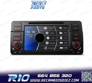 RADIO NAVEGADOR 7" BMW SERIE 3 E46 98-06 USB GPS TACTIL HD