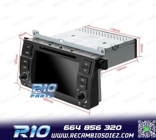 RADIO NAVEGADOR 7" BMW SERIE 3 E46 98-06 USB GPS TACTIL HD