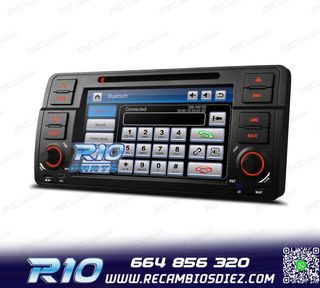 RADIO NAVEGADOR 7" BMW SERIE 3 E46 98-06 USB GPS TACTIL HD