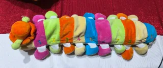 Peluche gusano infantil con números