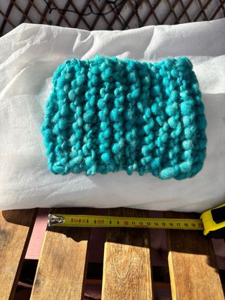 Cuello-braga - tejido a mano de lana oveja merina