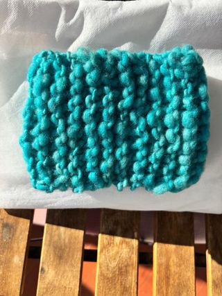 Cuello-braga - tejido a mano de lana oveja merina