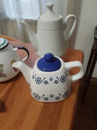 Set 3 Teiere in Porcellana