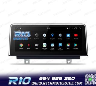 RADIO GPS ANDROID 14 BMW SERIE 3 SERIE 4 10,25"