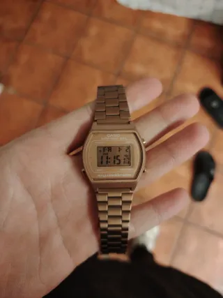 Casio Digital Rosado Dorado
