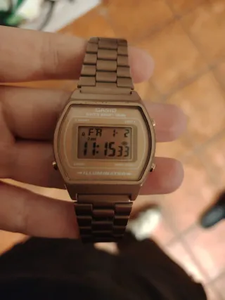 Casio Digital Rosado Dorado