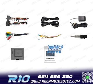 RADIO GPS ANDROID 11 PARA VOLKSWAGEN VW SEAT SKODA CARPLAY F