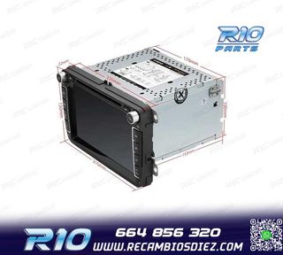 RADIO GPS ANDROID 11 PARA VOLKSWAGEN VW SEAT SKODA CARPLAY F