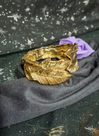 Braccialetto a Foglie Dorate