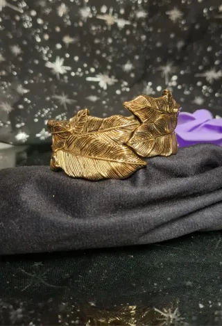 Braccialetto a Foglie Dorate