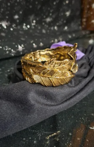 Braccialetto a Foglie Dorate