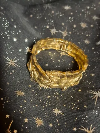 Braccialetto a Foglie Dorate