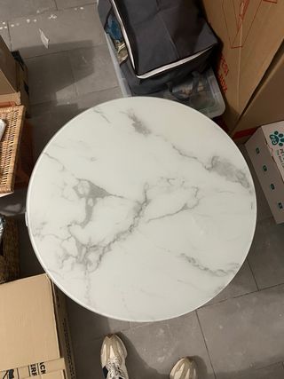 Tavolo da sala Westwing marmo e metallo