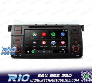 RADIO GPS ANDROID 14 BMW E46 4GB RAM 64GB ROM DVD