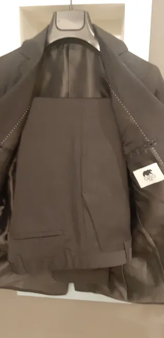 Abito Uomo Orso Store Grigio Lana Taglia 44