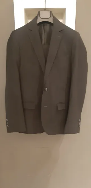 Abito Uomo Orso Store Grigio Lana Taglia 44