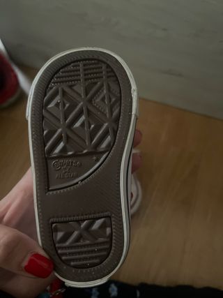 Converse niño blancas