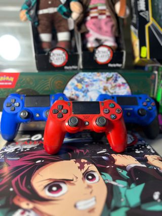 Mandos PS4 (PlayStation 4) Rojo y Azul