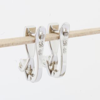 Pendientes Oro Blanco con Brillante