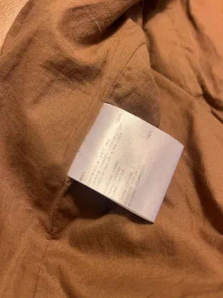 Chaqueta cuero Gerard Darel Beige