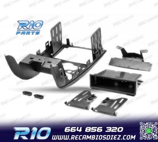 MARCO NEGRO RADIO 1-DIN Y 2-DIN PARA MINI HATCH II CABRIO II