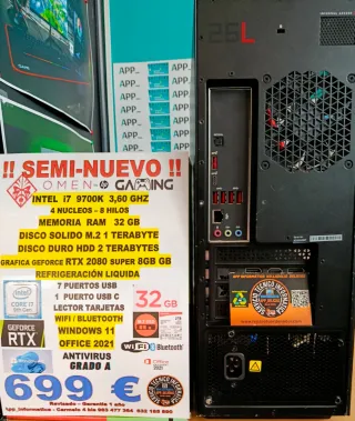 Torre Gaming HP OMEN Intel i7 RTX 2080