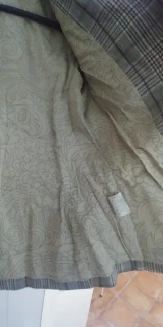 Chaqueta Tintoretto cuadros beige y marrón