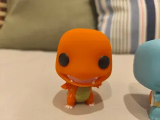 Pack 2 Funko Pop Charmander y Squirtle. Sin caja