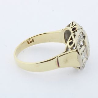 Anillo vintage con diamantes