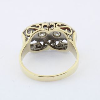 Anillo vintage con diamantes