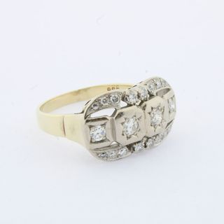 Anillo vintage con diamantes