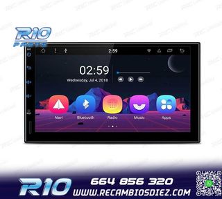 RADIO GPS ANDROID 8.1 7" OCTA-CORE 2DIN MULTIMEDIA PANTALLA