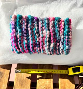 Cuello-braga - tejido a mano de oveja merina