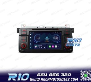 RADIO GPS ANDROID 13 BMW SERIE 3 E46 PANTALLA TÁCTIL 7"