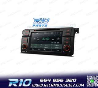 RADIO GPS ANDROID 13 BMW SERIE 3 E46 PANTALLA TÁCTIL 7"