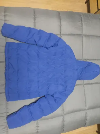 Abrigo Crosshatch Azul Talla M