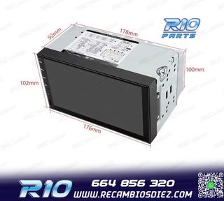 RADIO GPS ANDROID 12 HD TACTIL BLUETOOTH USB SD