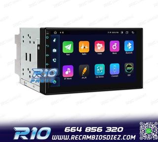 RADIO GPS ANDROID 12 HD TACTIL BLUETOOTH USB SD