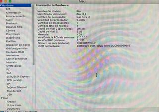 iMac 21,5 con teclado y ratón