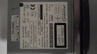 Radio CD Toyota Verso Gris